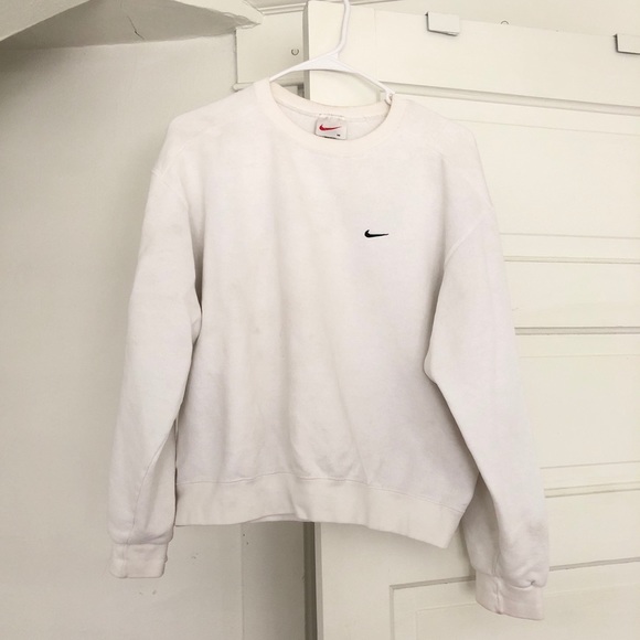 nike sweatshirt with little swooshes